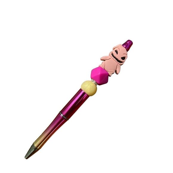 oogie boogie pink‎ beaded pen - Picture 1 of 2
